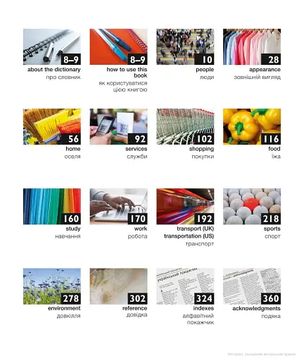 English Ukrainian Visual Bilingual Dictionary with FREE Audio APP - фото 3