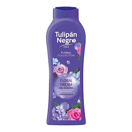 Гель для душа парфюмированный Tulipan Negro Floral Цветочные Мечты 650 мл - фото 1