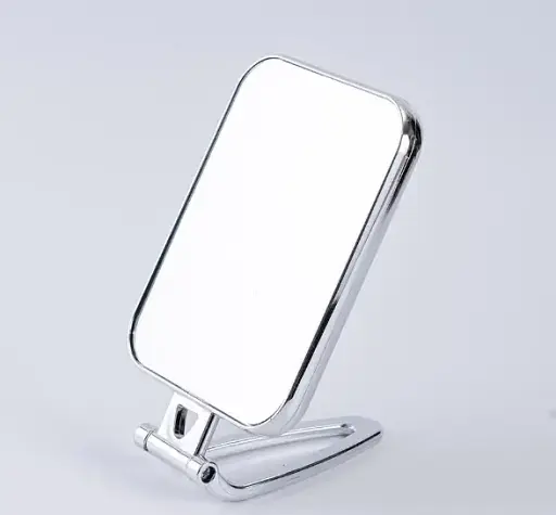 Дзеркало косметичне Salon Professional настільне 6 дюймів для щоденного макіяжу cріблясте - фото 2