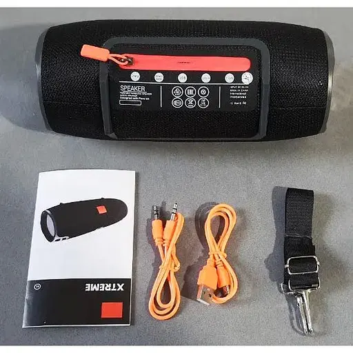 Портативна блютуз колонка Xterme mini Bluetooth акустика потужний переносний динамік 20 Вт Чорний - фото 5