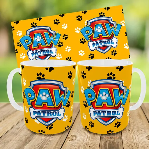 Набор: детская сумка-бананка+кружка Щенячий патруль 32х15см,бананка для мальчика через плечо (01016) - фото 3