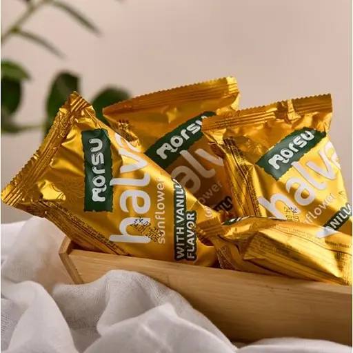 Халва подсолнечная Norsu с ароматом ванили 210 г х 20 шт. - фото 2