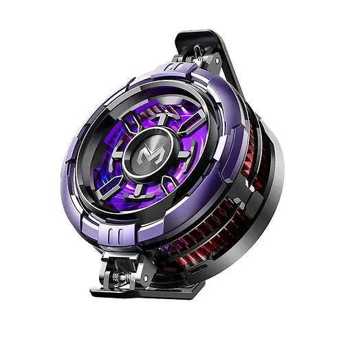 Кулер активне охолодження для телефону / планшета Memo CX08 High Power c магнітним і механічним кріпленням Purple (18514)