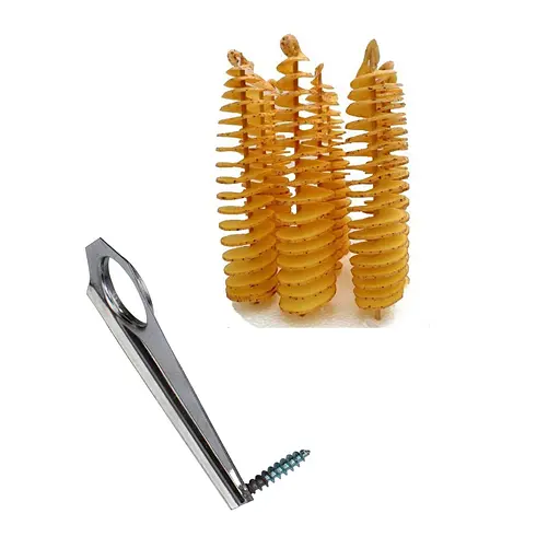 Ніж для приготування спіральної картоплі фрі (чіпсів) та прикрашання їжі, Master Class 83864 - фото 2