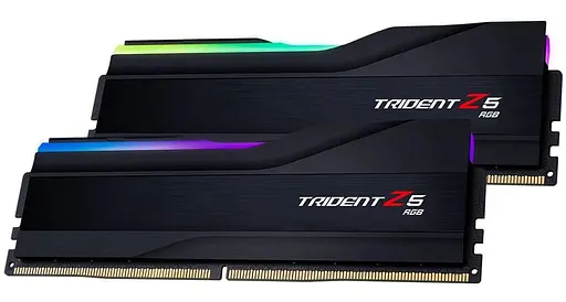 Модуль памяти G.Skill DDR5 64Gb (2x32) Trident Z5 RGB Black 6400 Mhz (F5-6400J3239G32GX2-TZ5RK) - фото 3