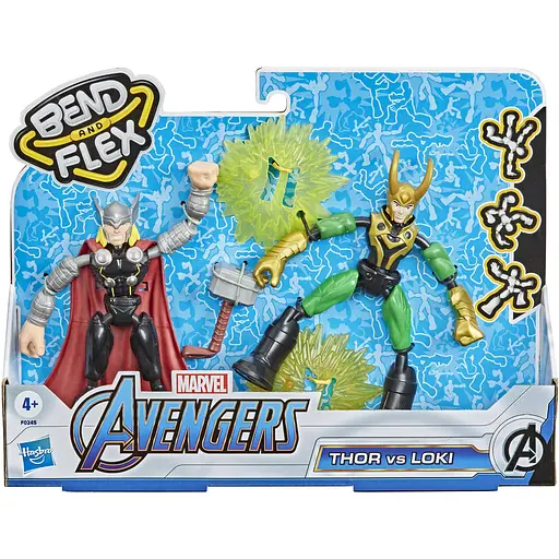 Игровой набор Hasbro Marvel Avengers Bend and Flex Tour vs Loki (F0245) - фото 4