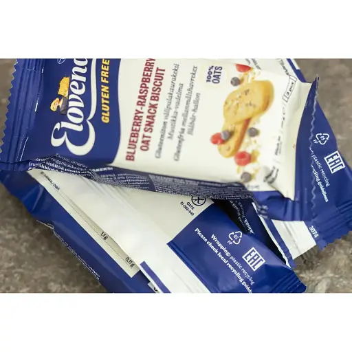 Галеты Elovena из овса с черникой-малиной без глютена 162 г - фото 3