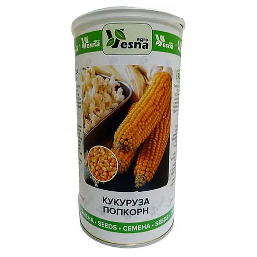 Кукурудза ТМ Весна Попкорн (у банці) 500 г (85618) - фото 1