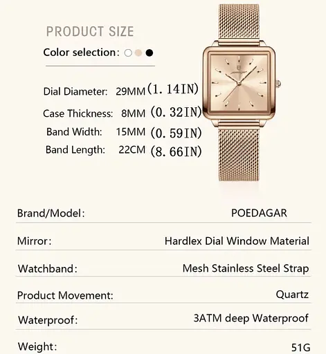 Годинник Poedagar Annet - фото 7