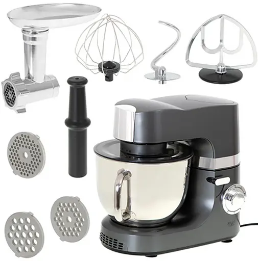 Кухонний комбайн Adler планетарний тістоміс 2200Вт 4в1чаша 7 л AD 4221 - фото 2