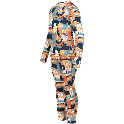 Термобілизна Frontier Kinkaju Fun Merino Kids 128 cm Multicolor