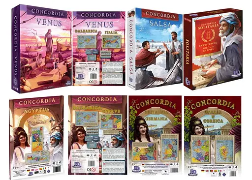 Настільна гра PD-Verlag Конкордія: Венера + 7 доповнень (англ.) (PS117+7)