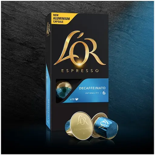 Кава мелена L'OR Espresso Decaffeinato капсули 260 г (5 шт. х 52 г) - фото 10