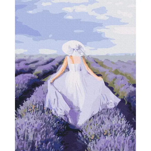 Картина за номерами Лавандова легкість Brushme 40x50 см кольорова 000221184 - фото 1