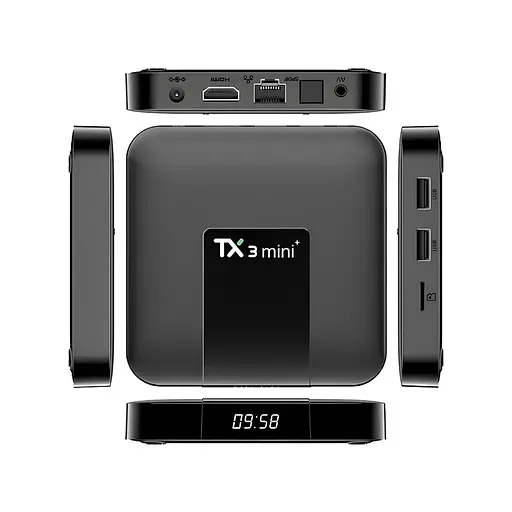 Смарт ТВ-приставка Tanix TX3 mini+ 4/32GB Android (TBT30432B 4463) Чорна - фото 4