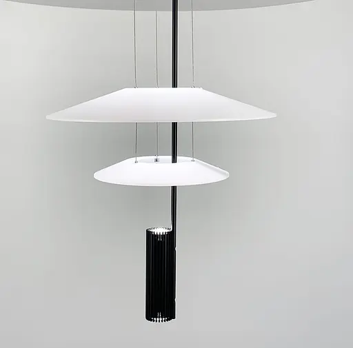 Дизайнерский 4-х ярусный светильник КРЫЛЬЯ СВЕТА с черным основанием Line.F MJ 14-360+680+360+215 BK - фото 8