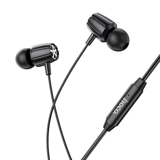 Навушники HOCO M88 Graceful universal earphones with mic Black - фото 2