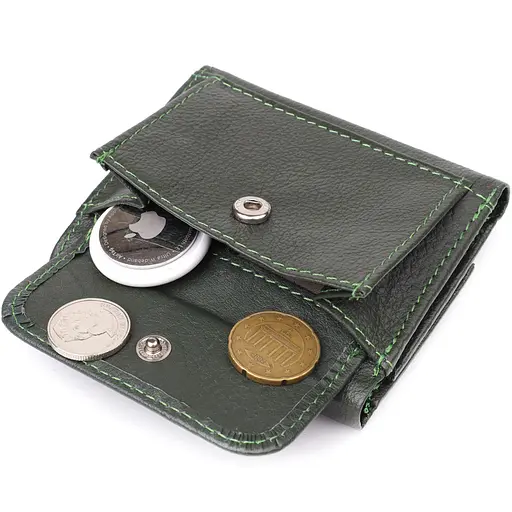 Женский миниатюрный кошелек из натуральной кожи ST Leather 9.5х7.5х2 см acs0029691 - фото 8