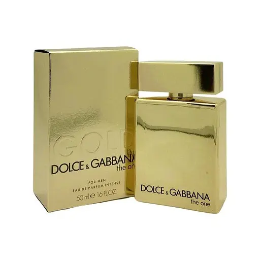 Оригинал Dolce Gabbana The One Gold Eau De Parfum Intense for Men 50 мл парфюмированная вода - фото 1