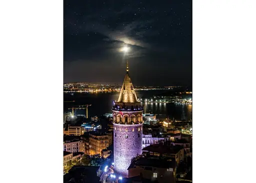 Пазл Art Puzzle Неонова серія: Галатська вежа Стамбул Туреччина 1000 ел. (5241) - фото 2