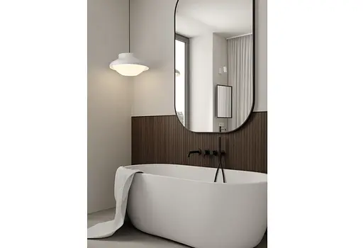 Змішувач для ванни Kohlman Axel black + BOX прихованого монтажу QW260AB+QW230RB Чорний матовий - фото 3