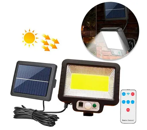 Вуличний світильник акумуляторний ліхтар T 09 Multifunctional Solar Energy Power на сонячній батареї - фото 2