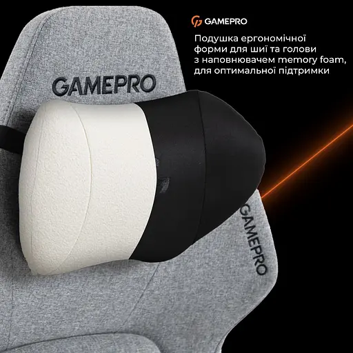 Геймерское кресло GamePro GC925G Fabric Gray [148909] - фото 11
