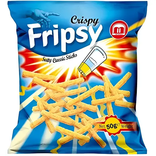 Чипсы Fripsy классические соленые 50 г