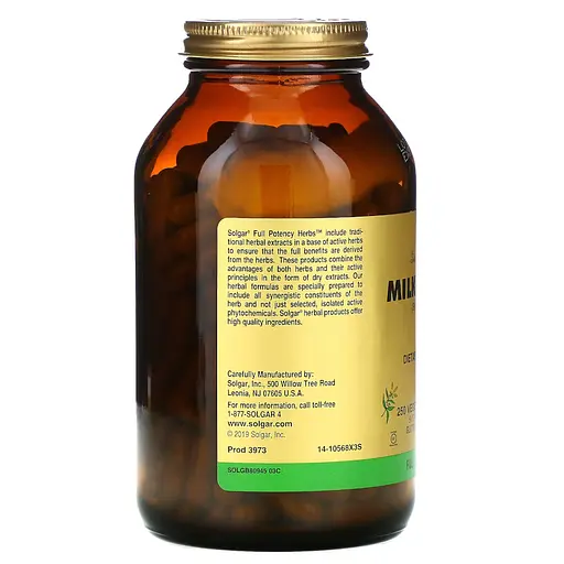 Натуральная добавка Solgar Milk Thistle, 100 вегакапсул - фото 2