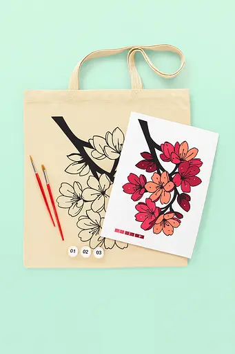 Екосумка-розмальовка Flowers ROSA Talent. Набір для творчості [CD] - фото 2