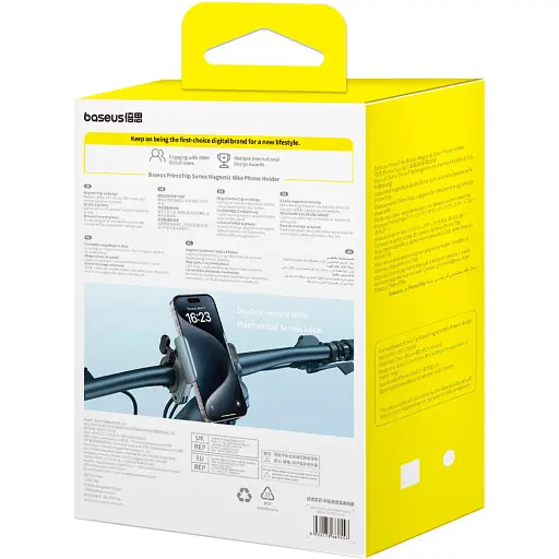 Держатель для смартфона Baseus PrimeTrip Series Black (C40569000121-00) [134776] - фото 8