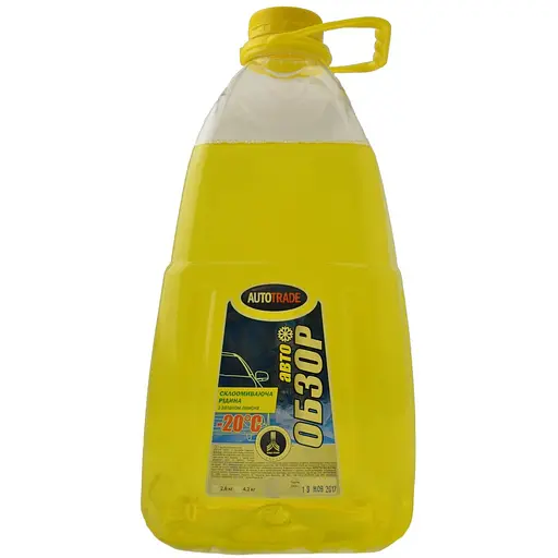 Омивач скла зимовий етиловий Автотрейд Obzor Auto Лимон (-20) 5 л