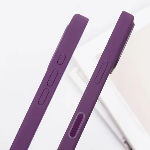 Чохол Epik Silicone case AAA with Magsafe and Animation button для Apple iPhone 16 Plus 6.7 Plum - фото 6
