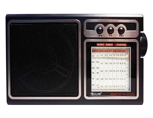 Радіоприймач Golon RX-BT319S Чорний - фото 7