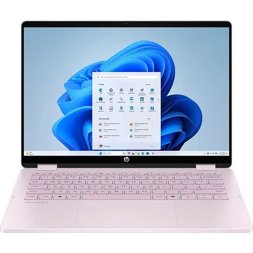 Ноутбук HP 14 OmniBook 5 Flip x360 2K IPS Touch/i5-120U/16GB/1TB/UMA/DOS/Pink (BV5W0EA) - фото 1