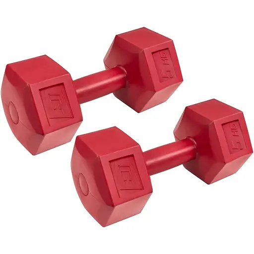 Гантели для фитнеса Hop-Sport HS-C050DH композитные 2х5кг - фото 2