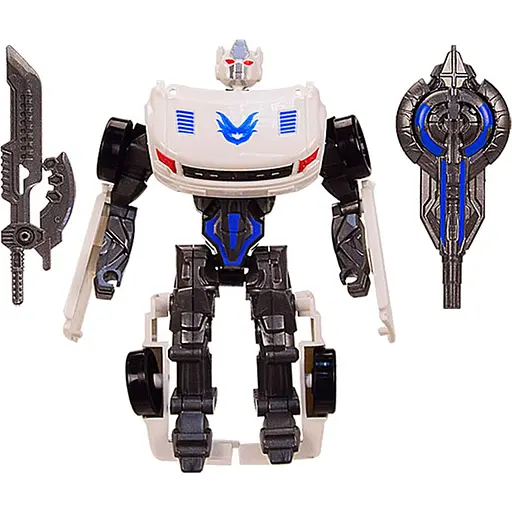 Детский трансформер A-Toys Робот-машинка белый 39-6   - фото 1