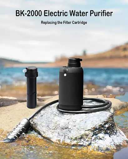 Внутренний сменный фильтрующий элемент для автоматического портативного фильтра для воды BKLES BK-2000 (101210) - фото 2