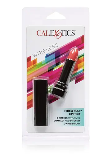 Вібратор CalExotics Hide And Play Lipstick 8.2 см червоний - фото 6