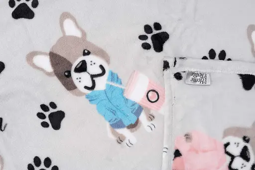 Плед Ardesto Flannel 160х200 см бульдоги (ART0112PB) - фото 3