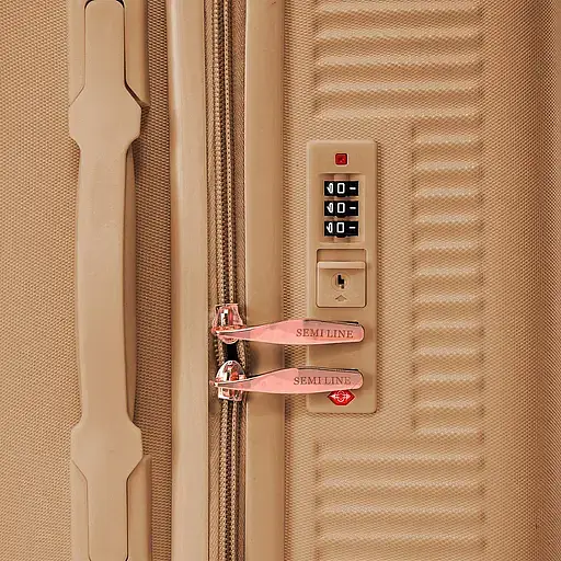 Валіза Semi Line 20" S Gold (T5663-3) - фото 7