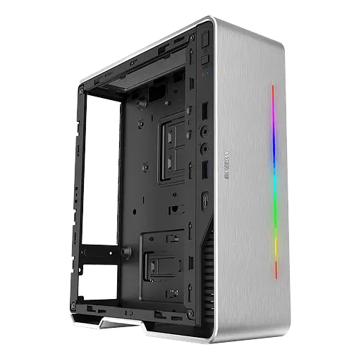 Корпус GameMax Violin 180W Silver (Violin Silver)