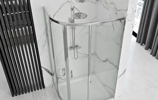 Душевая кабина Rea Look chrom 80x100 REA-K7901, Хром, Универсальная - фото 5