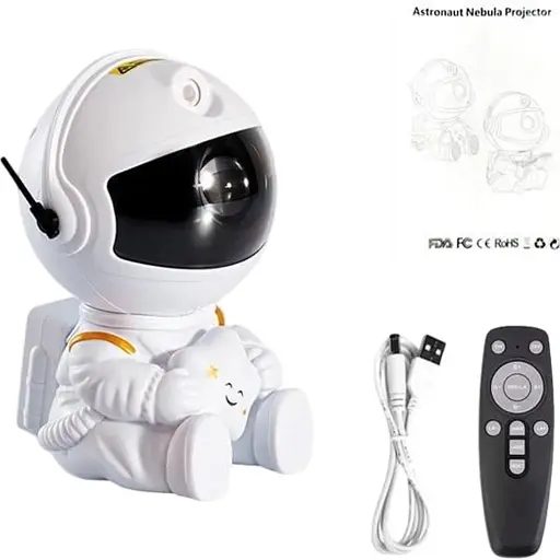 Проектор звездного неба XO CF4 mini Astronaut Sky Projection Lamp White [118226] - фото 5