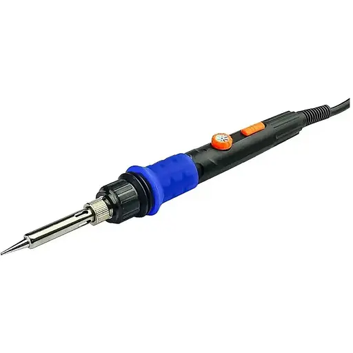 Паяльник WEP 947-VII с подставкой, жалом 900M, выключателем, рег. t 220-480 гр C, индикатором работы (60W, 220V) - фото 2