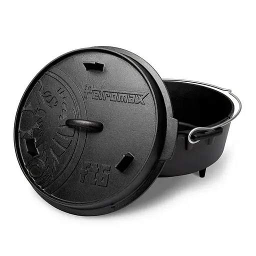 Котел-жаровня чугунная Petromax Dutch Oven ft6 на ножках 5.5 л (1017-ft6) - фото 4