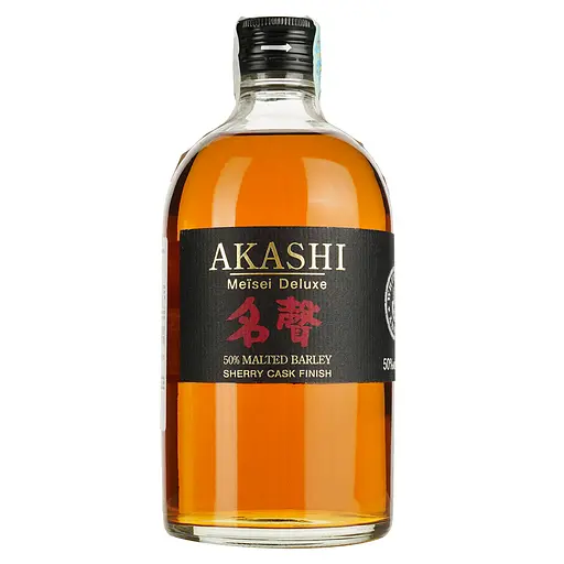 Віскі Akashi Meisei Deluxe Sherry Cask 50% 0.5 л в подарунковій упаковці - фото 2