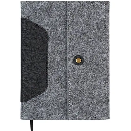 Щоденник датований Buromax Oscar 2026 A5 штучна шкіра чорний (BM.21142-01)