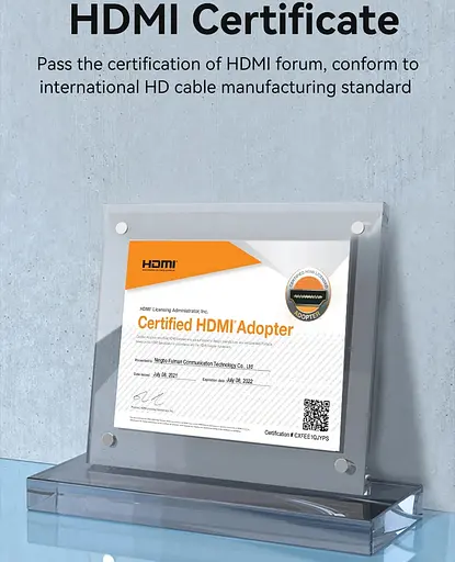 Кабель Vention HDMI M - M,10.0 м V2.0 4K 60Гц Aluminum Alloy Blue - фото 8