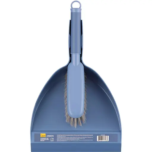 Набор для уборки Ardesto Solid совок и щетка синий (ARHE1306B) - фото 3